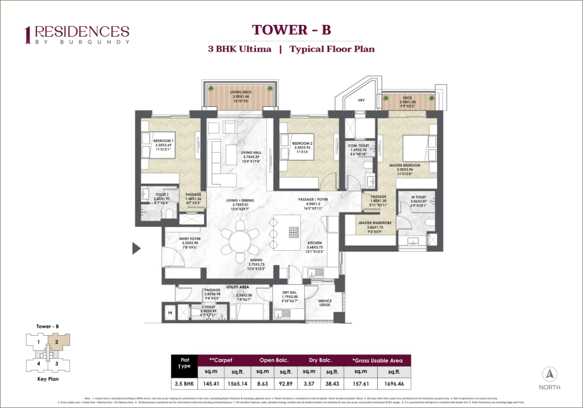 Tower B - 3BHK Ultima