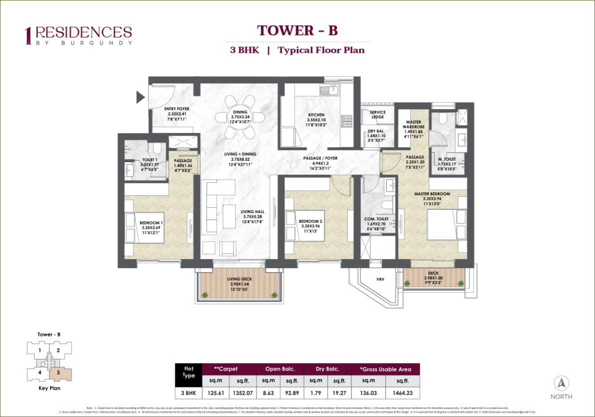 Tower B - 3BHK Ultima